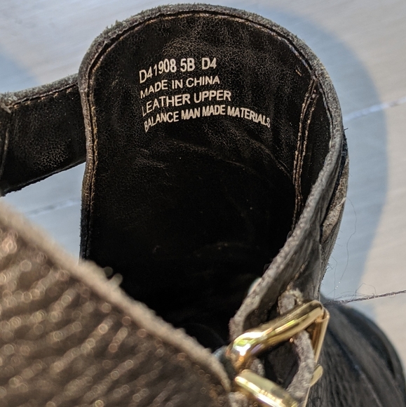 Cole Haan black leather block heels - Picture 2 of 7